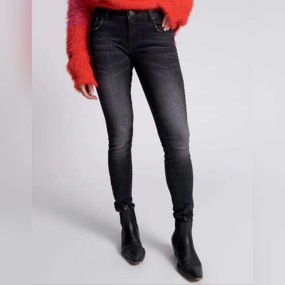 One Teaspoon Freebird Black & White With Light Contrast Skinny Low Rise Jeans - Picture 11 of 11